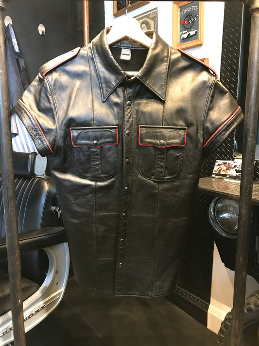 Northbound Leather men’s short sleeve uniform shirt, size M