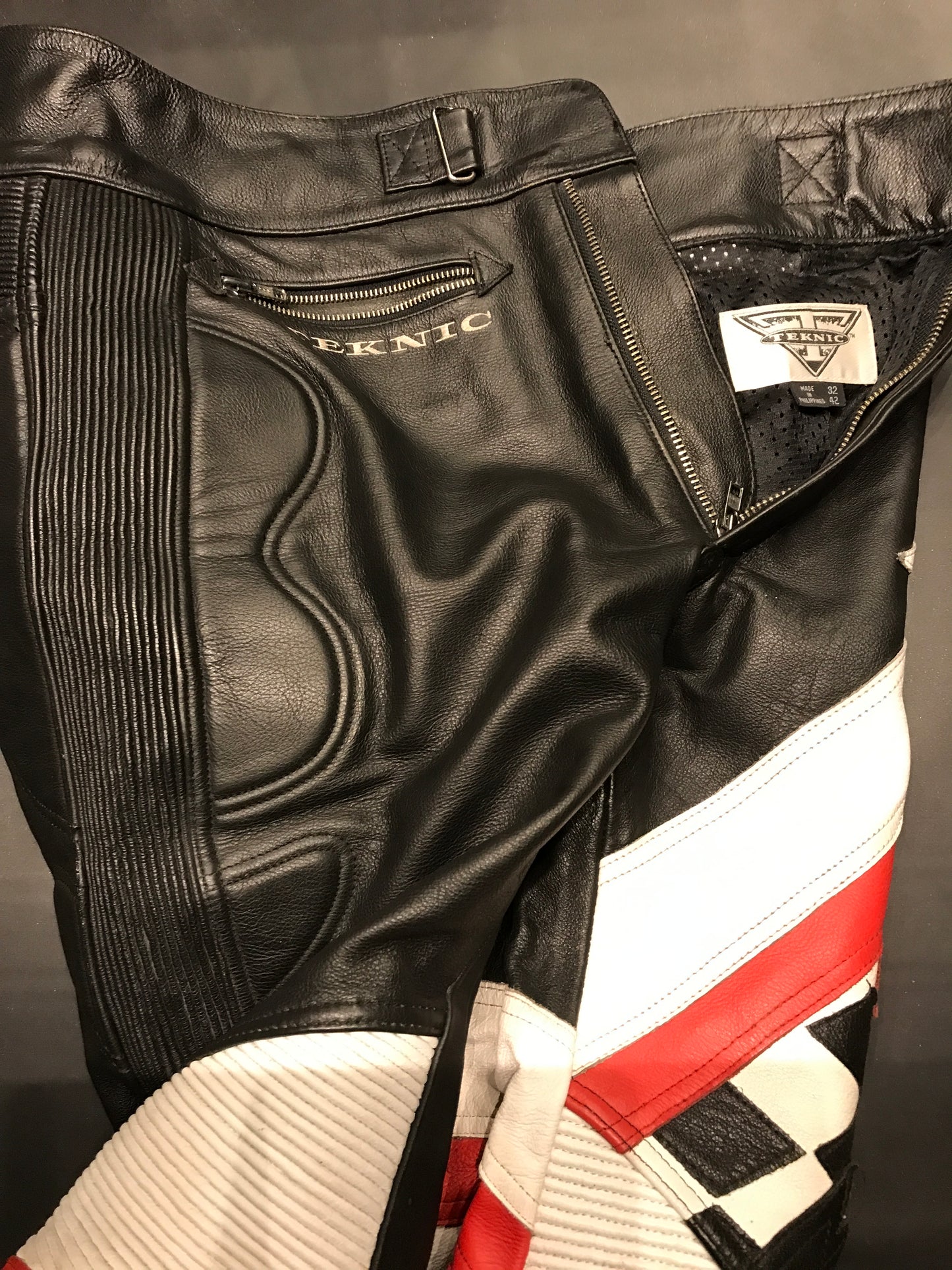 Men’s leather motorcycle pants
