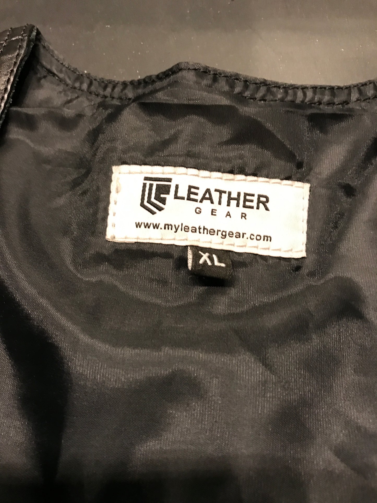 Leather Gear mens ‘gay bar’ vest, size X-LARGE