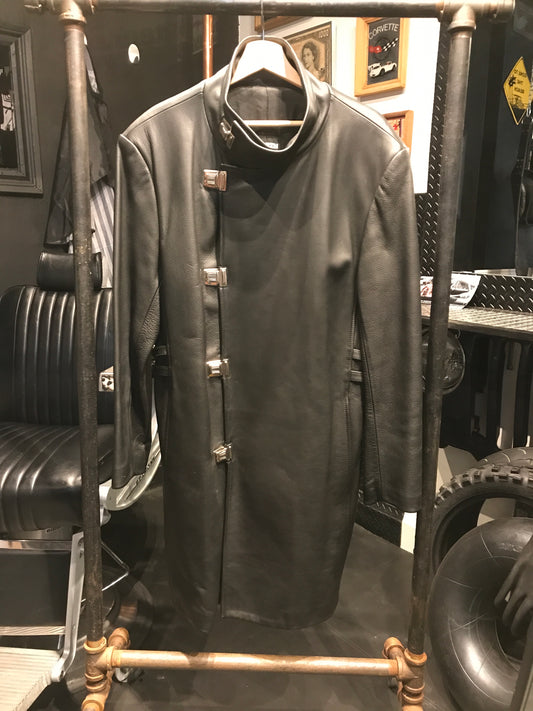 Northbound Leather long coat, size M