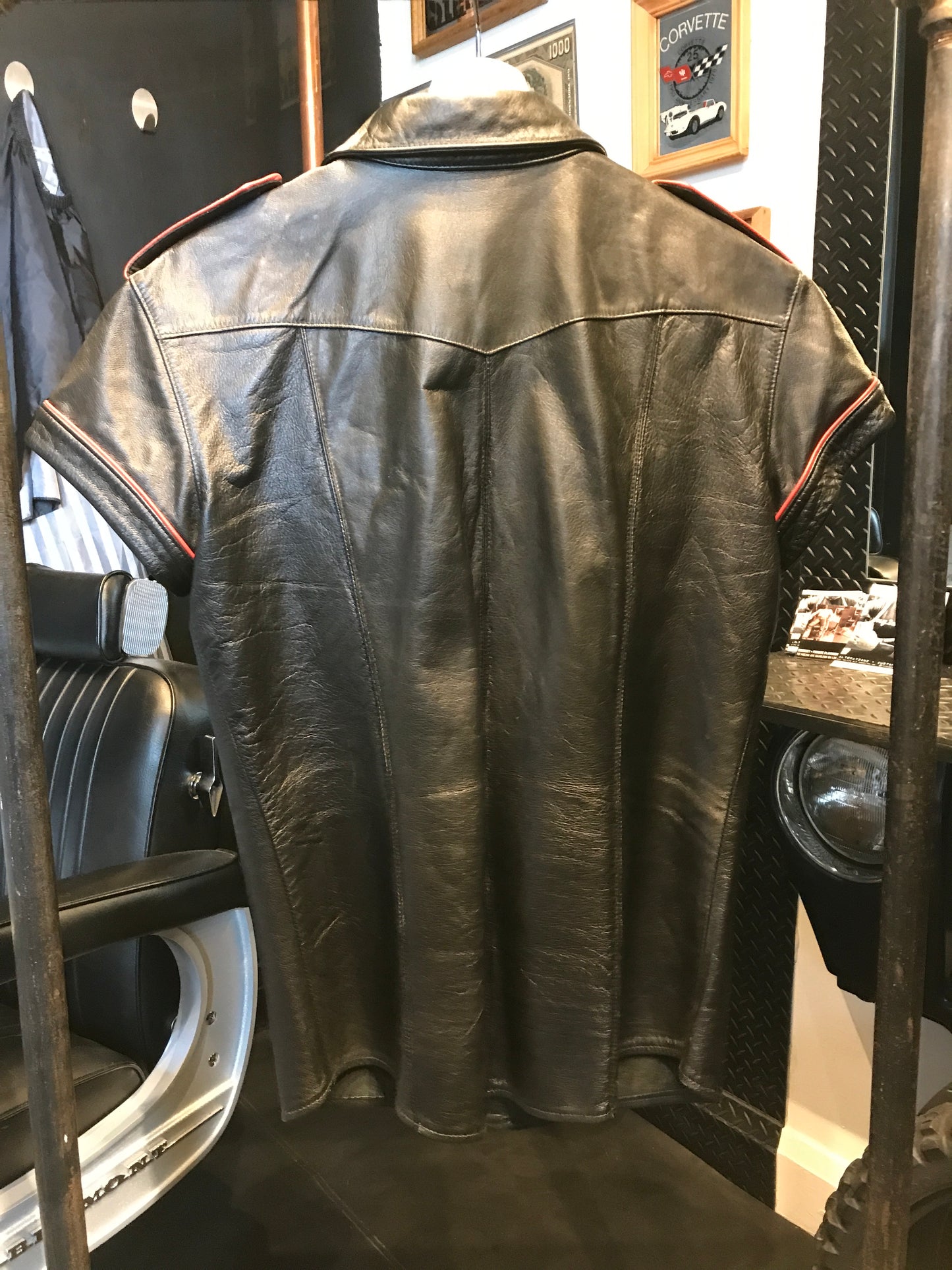 Northbound Leather men’s short sleeve uniform shirt, size M