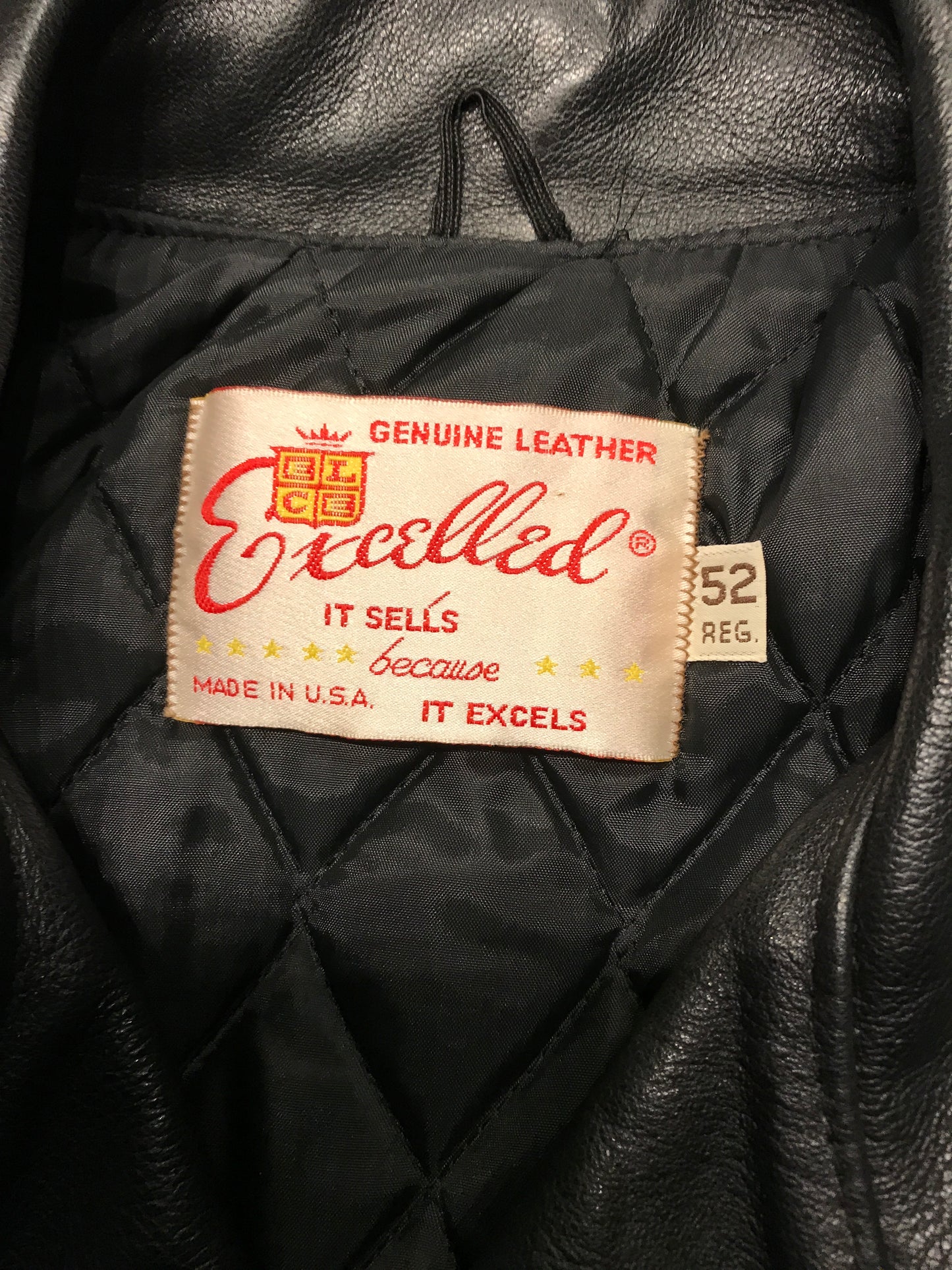 Men’s leather biker jacket