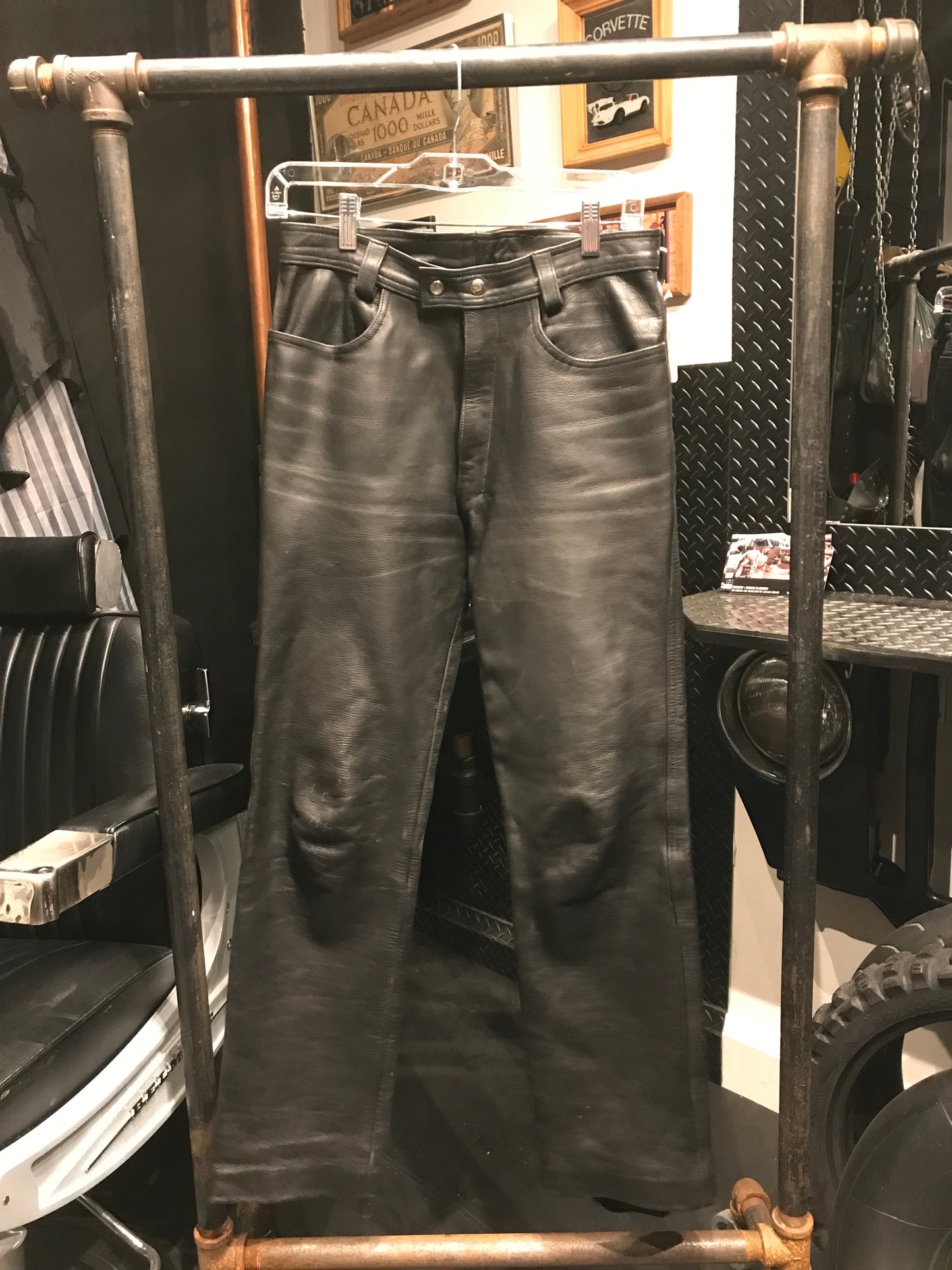 Men’s leather pants