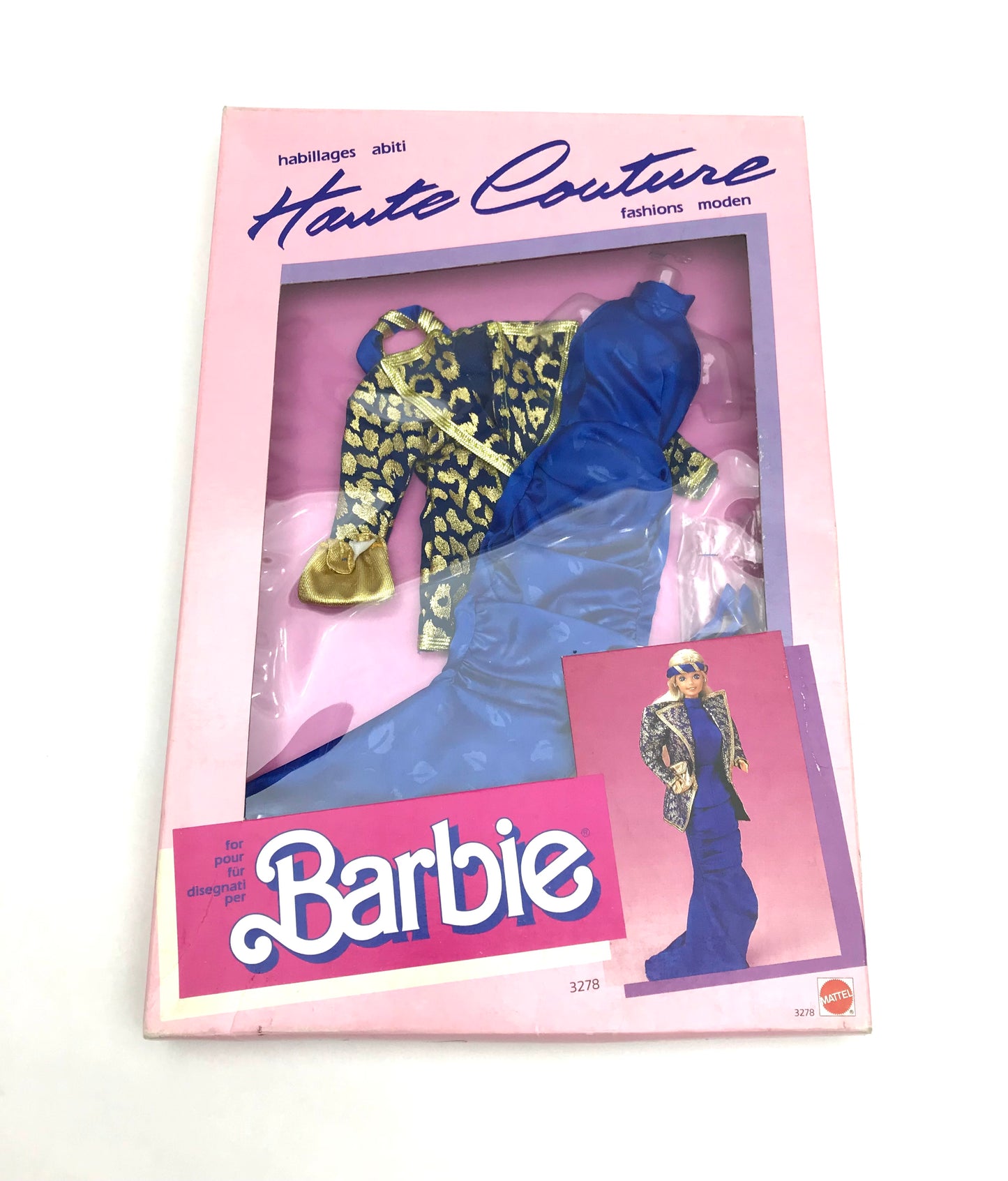 Barbie Haute Couture Fashion No. 3278 Complete - 1986