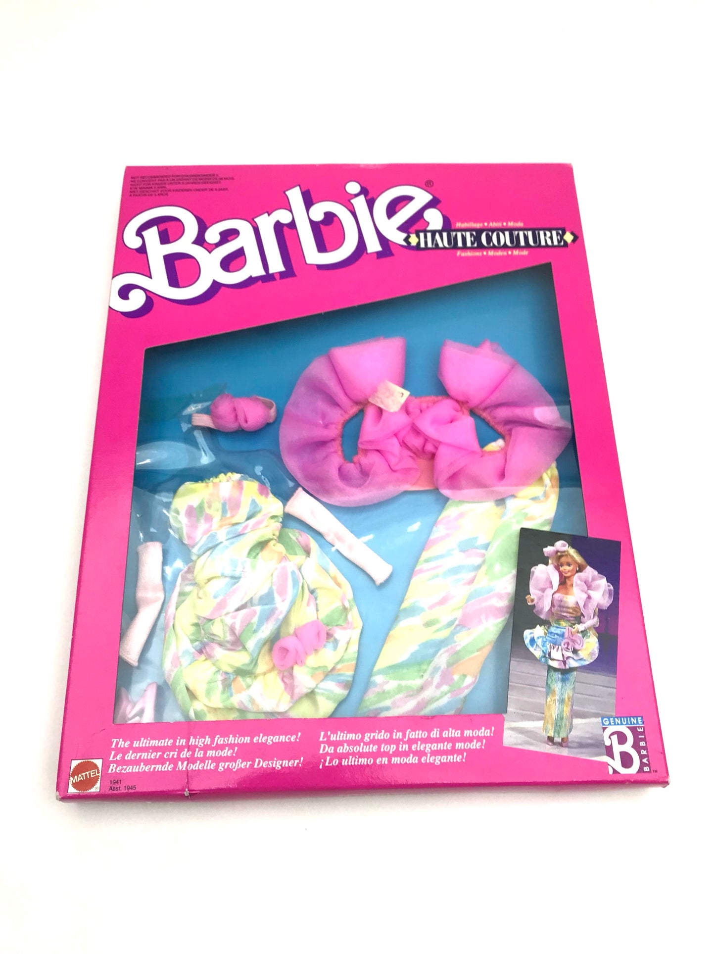 Barbie Haute Couture Fashion No. 1941 Complete - 1988