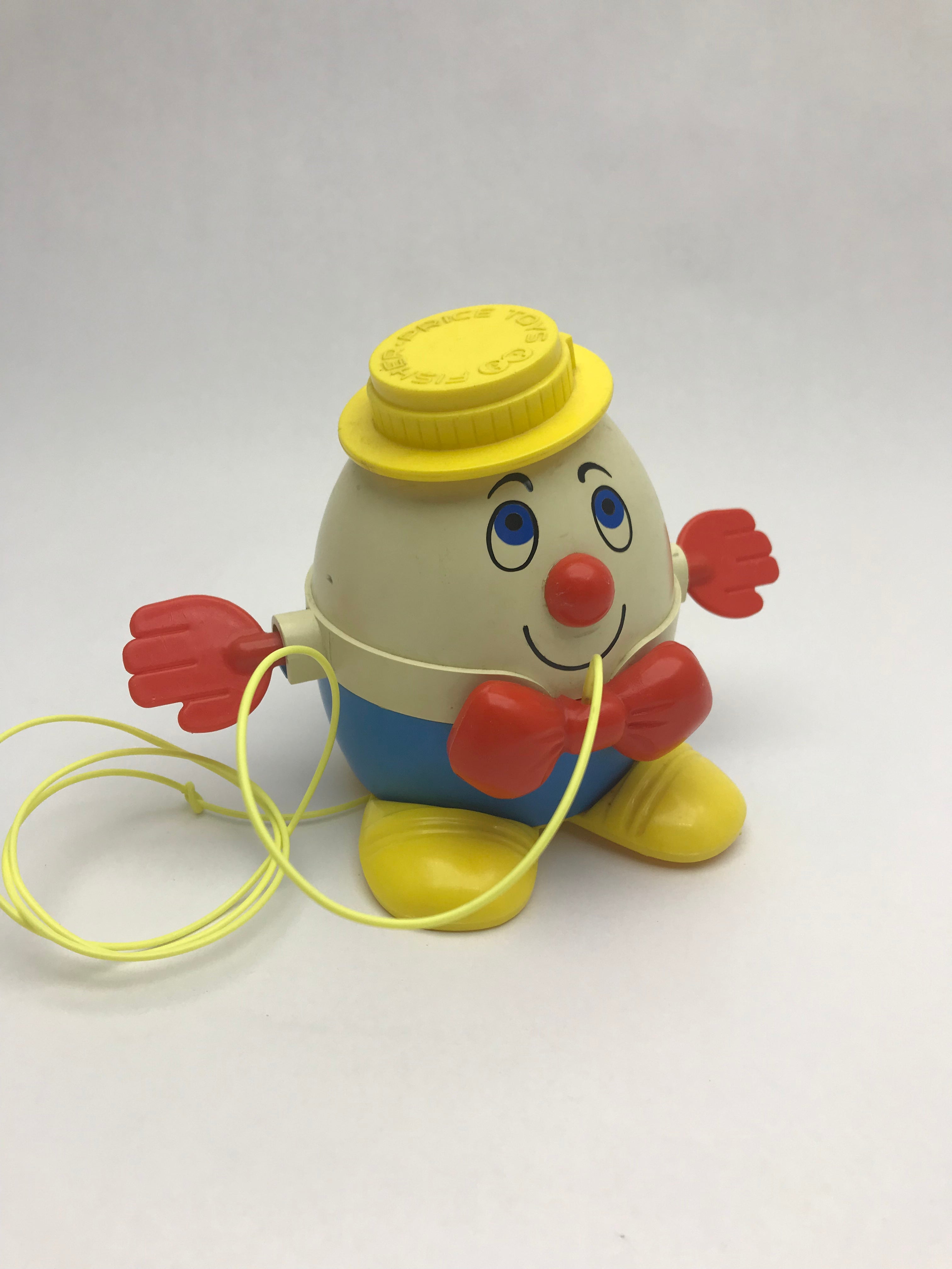 Fisher Price Humpty Dumpty Pull Toy - 1970