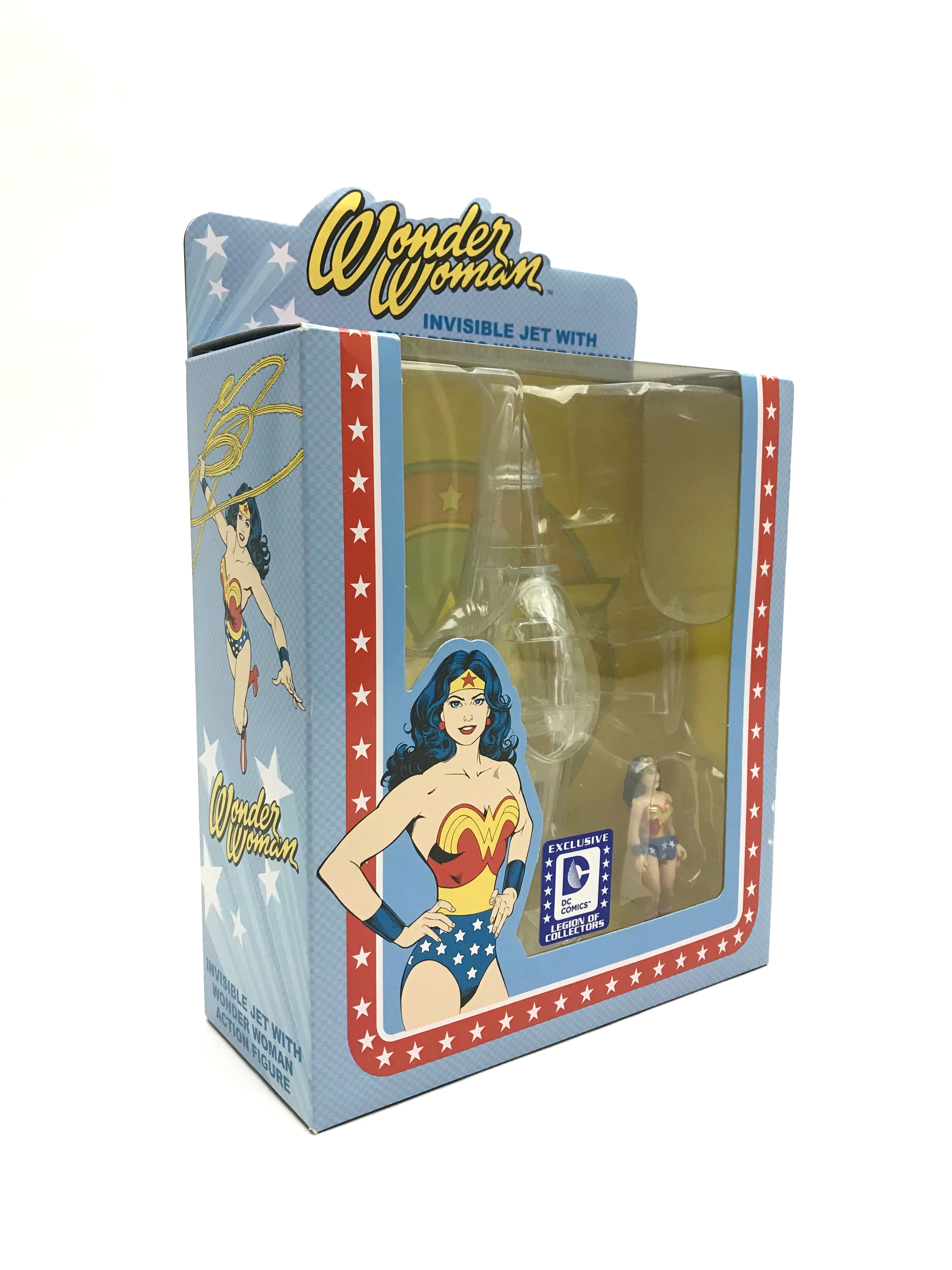 Wonder Woman Mini Figure with Invisible Jet